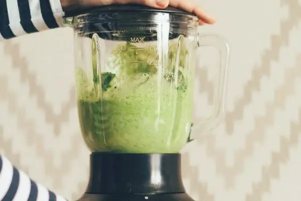 using a blender to compost food scraps