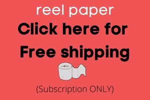 Reel toilet paper free shipping