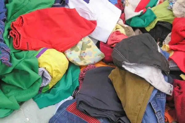 old clothes for goodwill donation