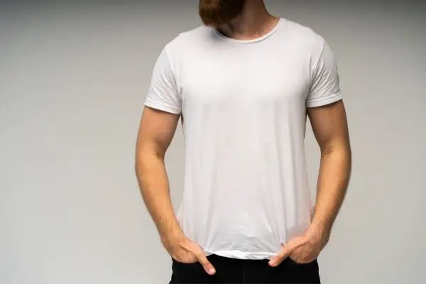 Man Wearing A Clean Shirt