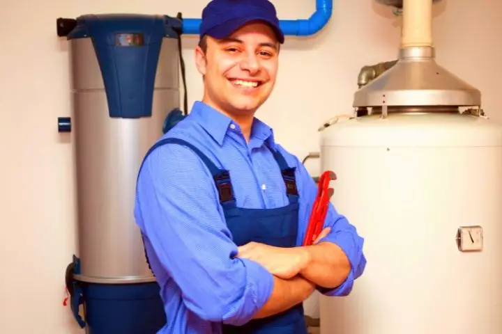 Plumber With A Satisfied Expression On His Face