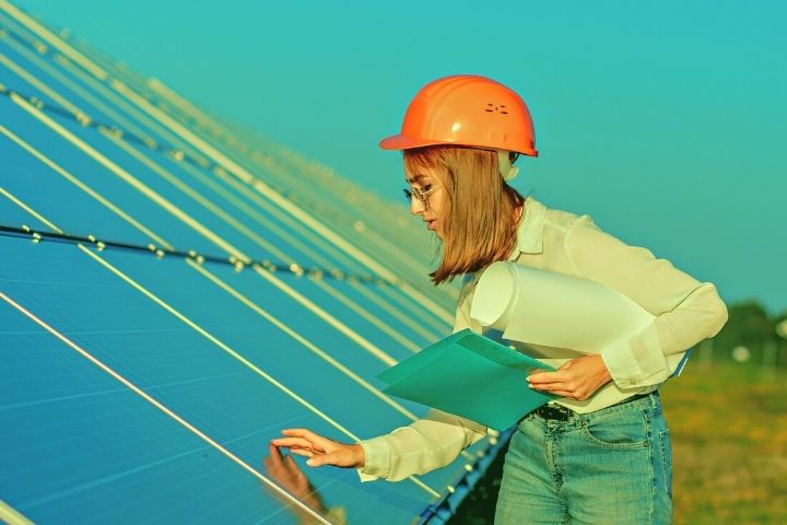Woman Considers Solar Panels
