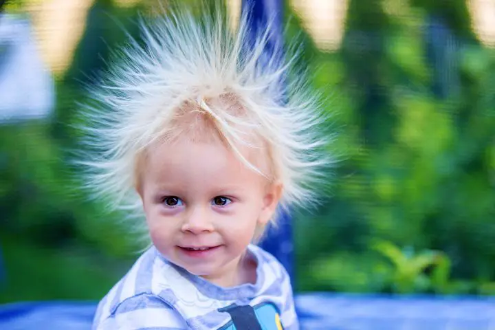 Static Electricity On Boys Hair